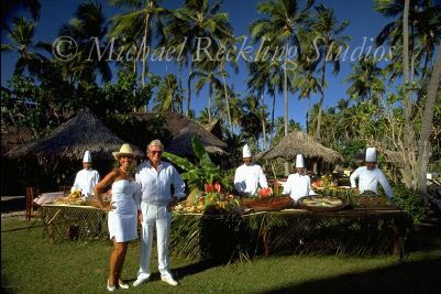 Klaus and Angelica Peters,
 owners of the Eco-Resort.